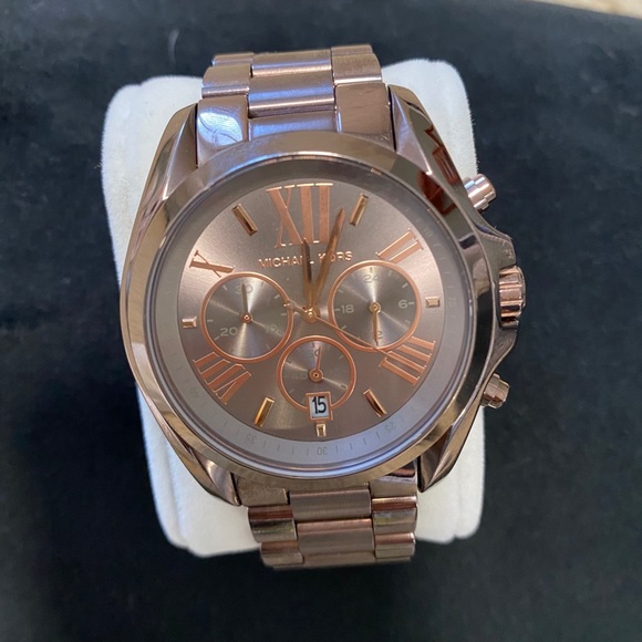 MK Women’s Brown Oversized Bradshaw Watch main image 4